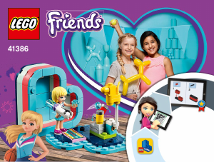 Bruksanvisning Lego set 41386 Friends Stephanies sommerhjerteboks