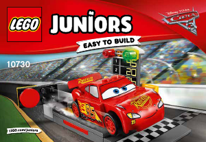 Käyttöohje Lego set 10730 Juniors Salama McQueen ja vauhtilähtöteline