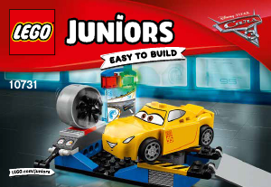 Brugsanvisning Lego set 10731 Juniors Cruz Ramirez racersimulator