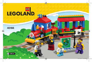 Manual Lego set 40166 Legoland Train