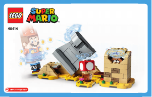 Manual Lego set 40414 Super Mario Monty Mole & super mushroom expansion set