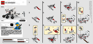 Handleiding Lego set 30682 Technic NASA Mars Rover Perseverance & Ruimtezweefmotor