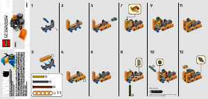 Manual Lego set 30710 Technic Încărcător compact
