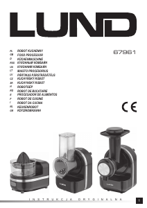 Handleiding Lund 67961 Keukenmachine