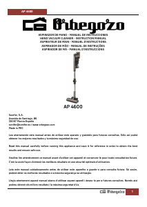 Handleiding Orbegozo AP 4600 Stofzuiger