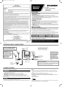 Manual Sylvania 6420FD Television