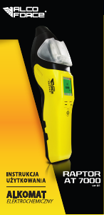 Instrukcja Alcoforce AT 7000 Raptor Alkomat
