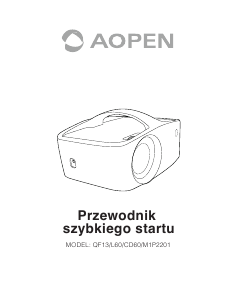 Instrukcja Aopen QF13 Projektor