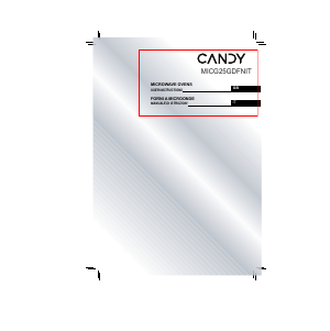 Handleiding Candy MICG25GDFNIT Magnetron