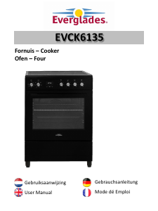 Mode d’emploi Everglades EVCK6135 Cuisinière