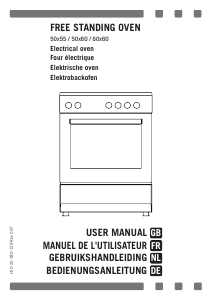 Mode d’emploi Everglades EVCK5110 Cuisinière