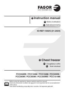 Mode d’emploi Fagor FCC200ME Congélateur