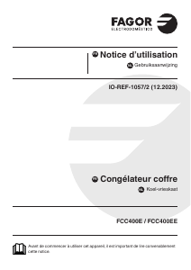 Mode d’emploi Fagor FCC400EE Congélateur