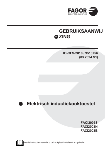 Handleiding Fagor FACI2003N Fornuis