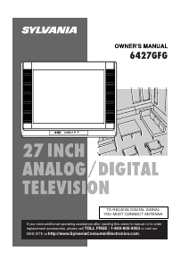 Manual Sylvania 6427GFG Television