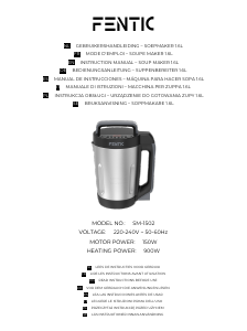 Mode d’emploi Fentic SM1502 Blender chauffant