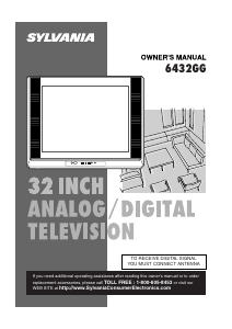 Manual Sylvania 6432GG Television