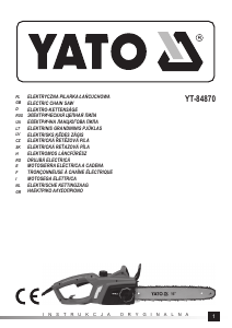 Használati útmutató Yato YT-84870 Láncfűrész