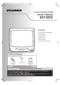 Manual Sylvania 6513DG Television