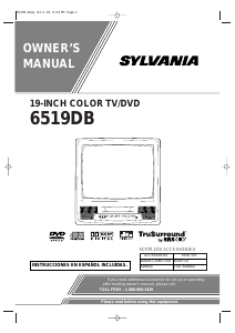 Manual Sylvania 6519DB Television