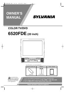 Manual Sylvania 6520FDE Television
