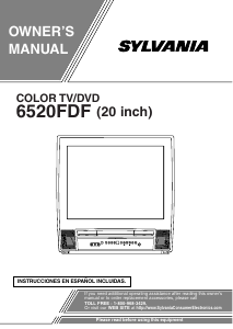 Manual Sylvania 6520FDF Television