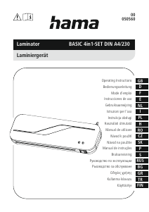 Instrukcja Hama 00050560 Laminator