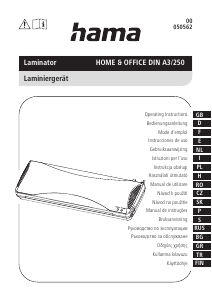 Manuale Hama 00050562 Plastificatrice