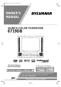 Manual Sylvania 6719DB Television