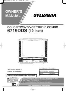 Handleiding Sylvania 6719DDS Televisie