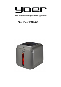 Manual de uso Yoer FD02G SunBox Deshidratador