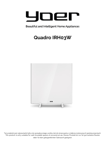 Bedienungsanleitung Yoer IRH03W Quadro Heizgerät