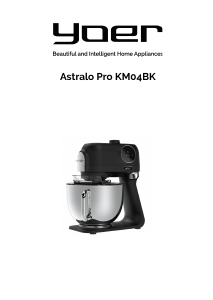 Instrukcja Yoer KM04BK Astralo Pro Mikser