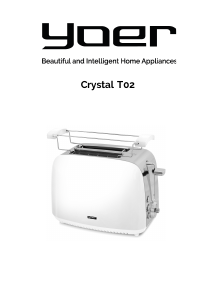 Instrukcja Yoer T02BK Crystal Toster