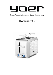 Instrukcja Yoer T01W Diamond Toster