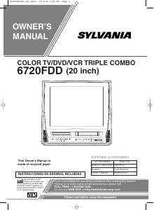 Handleiding Sylvania 6720FDD Televisie