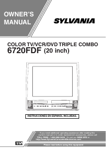 Manual Sylvania 6720FDF Television