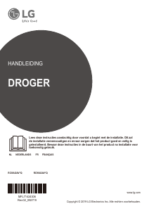 Handleiding LG RC80U2AV0Q Wasdroger