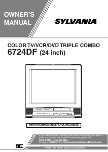Manual Sylvania 6724DF Television