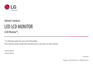 Manual LG 32BN67UP-B LED Monitor