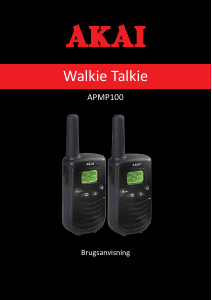 Brugsanvisning Akai APMP100 Walkie-talkie