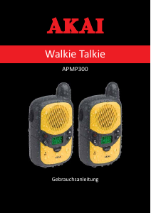 Bedienungsanleitung Akai APMP300 Walkie-talkie
