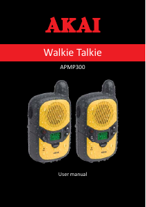 Manual Akai APMP300 Walkie-talkie