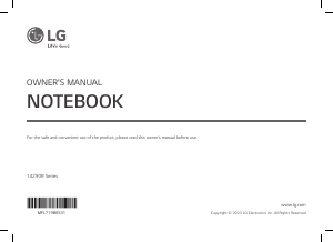 Handleiding LG 14Z90R-K Laptop