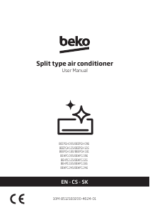 Manuál BEKO BEHPG 095 Klimatizace
