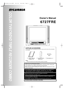 Handleiding Sylvania 6727FRE Televisie