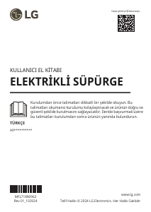 Kullanım kılavuzu LG A9K-PROPLUS Elektrikli süpürge