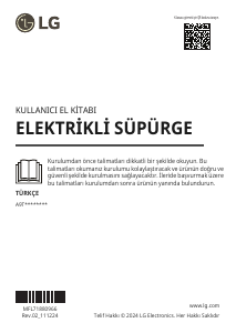 Kullanım kılavuzu LG A9T-LITE Elektrikli süpürge