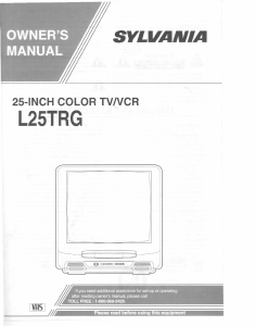 Manual Sylvania L25TRG Television