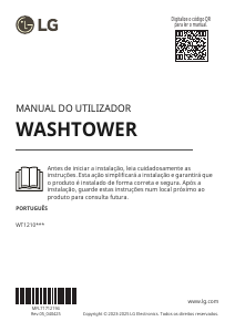 Manual LG WT1210EEF WashTower Máquina de lavar e secar roupa